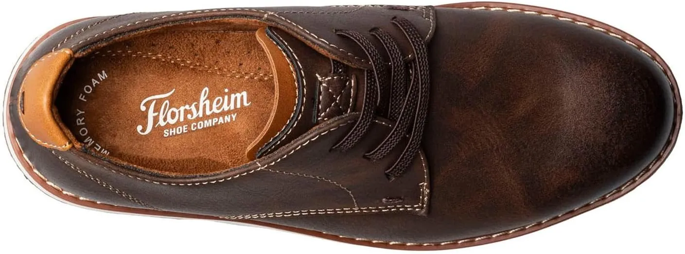 Florsheim Boy's Vibe Plain Toe Oxford Jr. (Toddler/Little Big Kid)