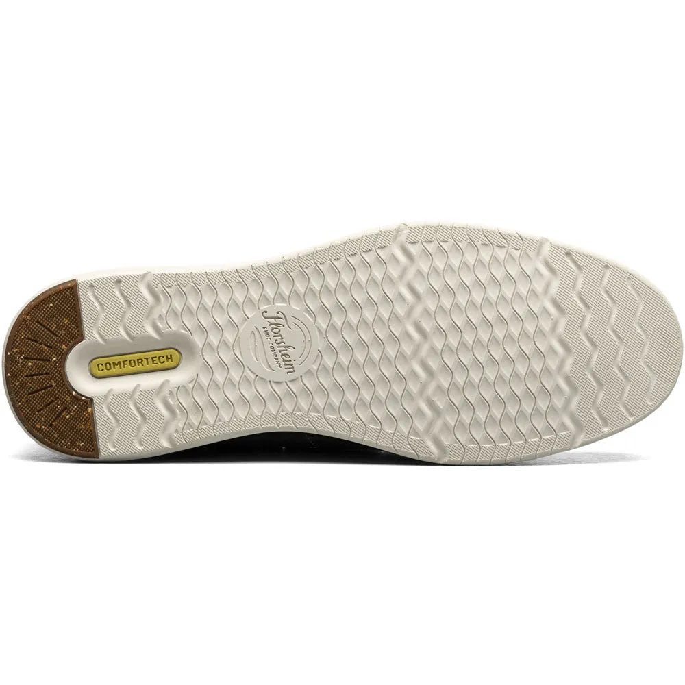 Florsheim Tropics Brown Chocolate Elastic Lace Moc Toe Men’s Boat Shoe