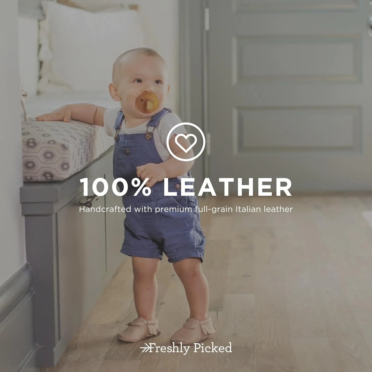 Freshly Picked Rubber Mini Sole Leather, Oxford, Infant/Toddler Multiple Colors and Sizes