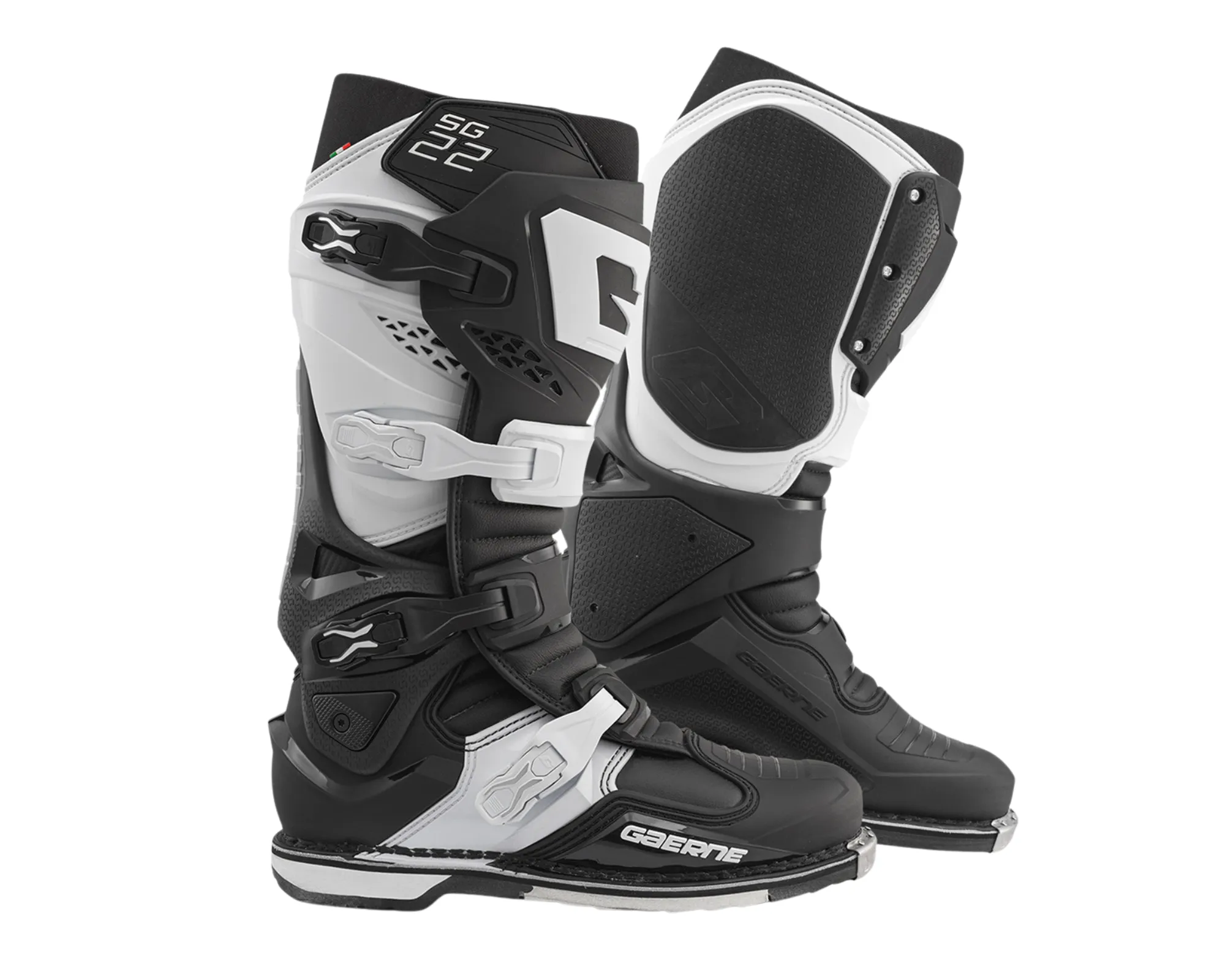 GAERNE SG-22 BLACK/WHITE BOOTS