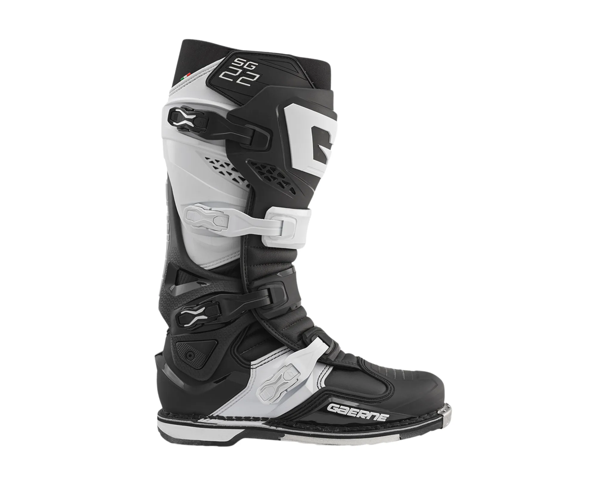 GAERNE SG-22 BLACK/WHITE BOOTS