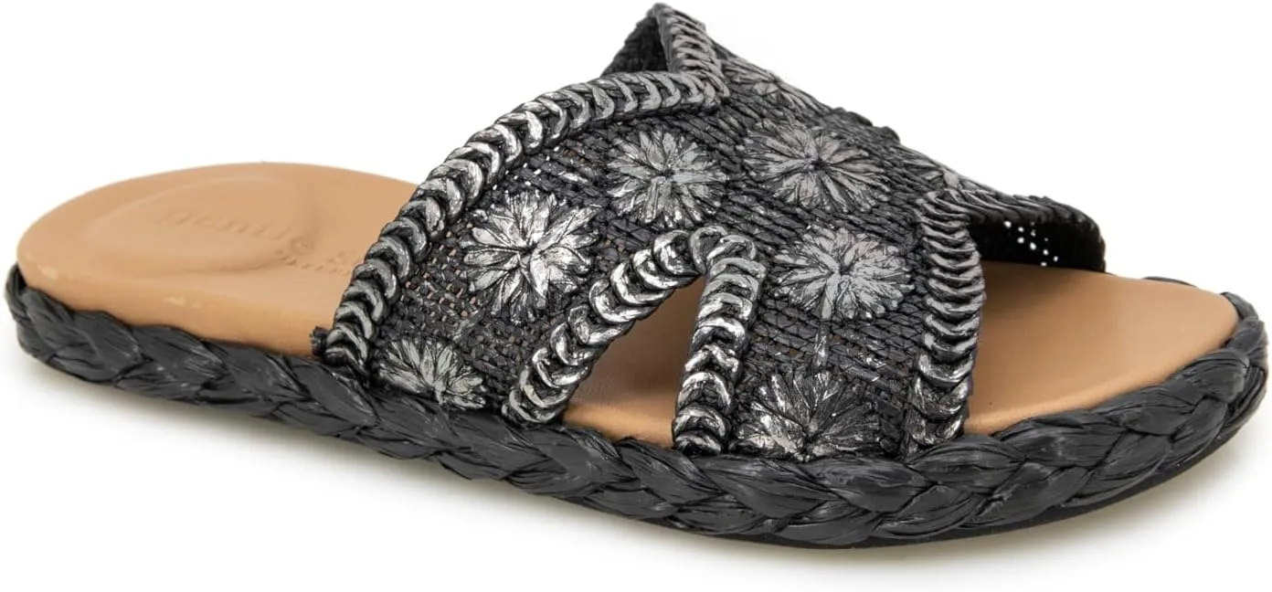 Gentle Souls by Kenneth Cole Women's Tristan Woven Slide Sandal