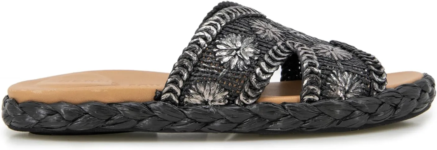 Gentle Souls by Kenneth Cole Women's Tristan Woven Slide Sandal