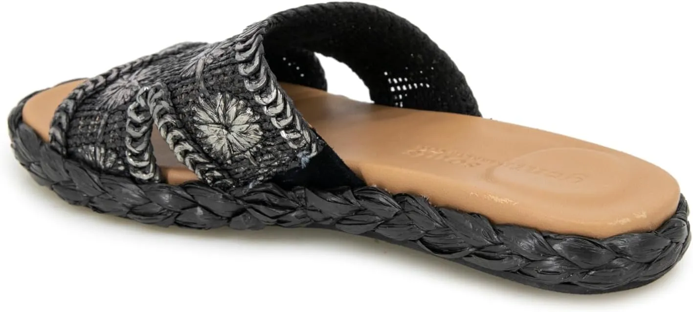 Gentle Souls by Kenneth Cole Women's Tristan Woven Slide Sandal