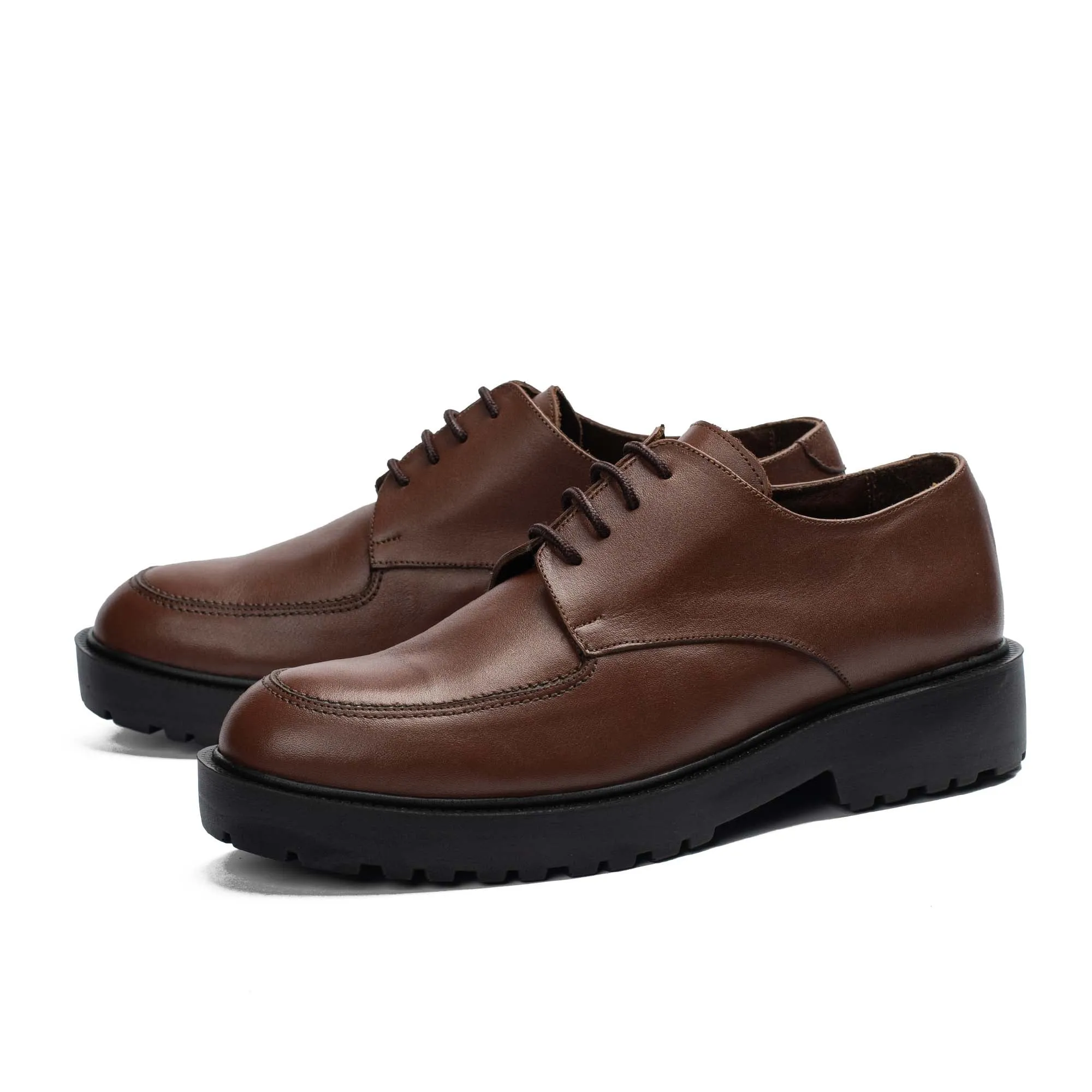 Genuine Leather Chunky Ox –Brown