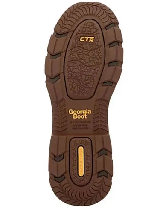 Georgia Boot Brown Athens Superlyte Men's Alloy Toe Waterproof Wallabe Boots GB00647