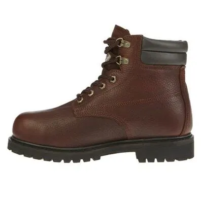 Georgia Boot Brown Oiler Steel Toe Waterproof Men's Work Boot G6174 **ONLINE ONLY