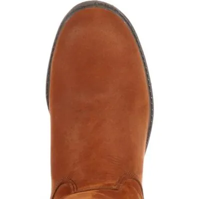 Georgia Boot Steel Toe Brown Static Dissipative Men's Work Pull On Boot G4673 **ONLINE ONLY