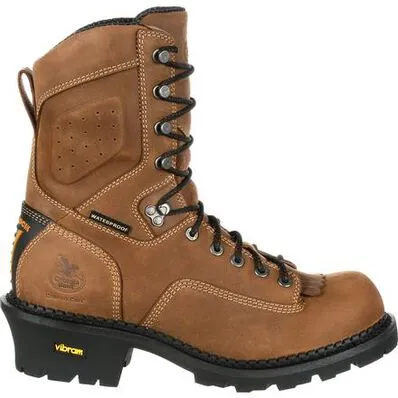 Georgia Brown Comfort Core Composite Toe Waterproof 400G Insulated Mens Logger Work Boots GB00098 **ONLINE ONLY