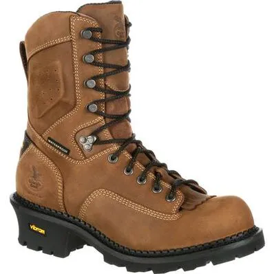 Georgia Brown Comfort Core Composite Toe Waterproof 400G Insulated Mens Logger Work Boots GB00098 **ONLINE ONLY