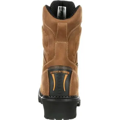 Georgia Brown Comfort Core Composite Toe Waterproof 400G Insulated Mens Logger Work Boots GB00098 **ONLINE ONLY