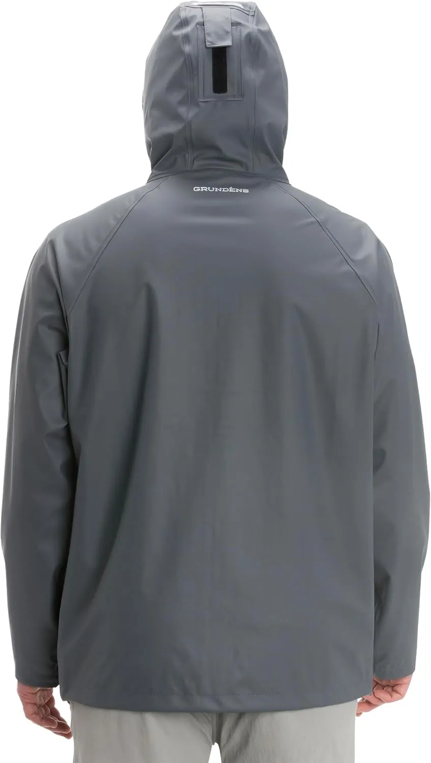 Grunden’s Men’s Tourney Jacket - Hooded Waterproof Fishing Jacket, Lightweight Athletic Fit, Packable Rain Coat