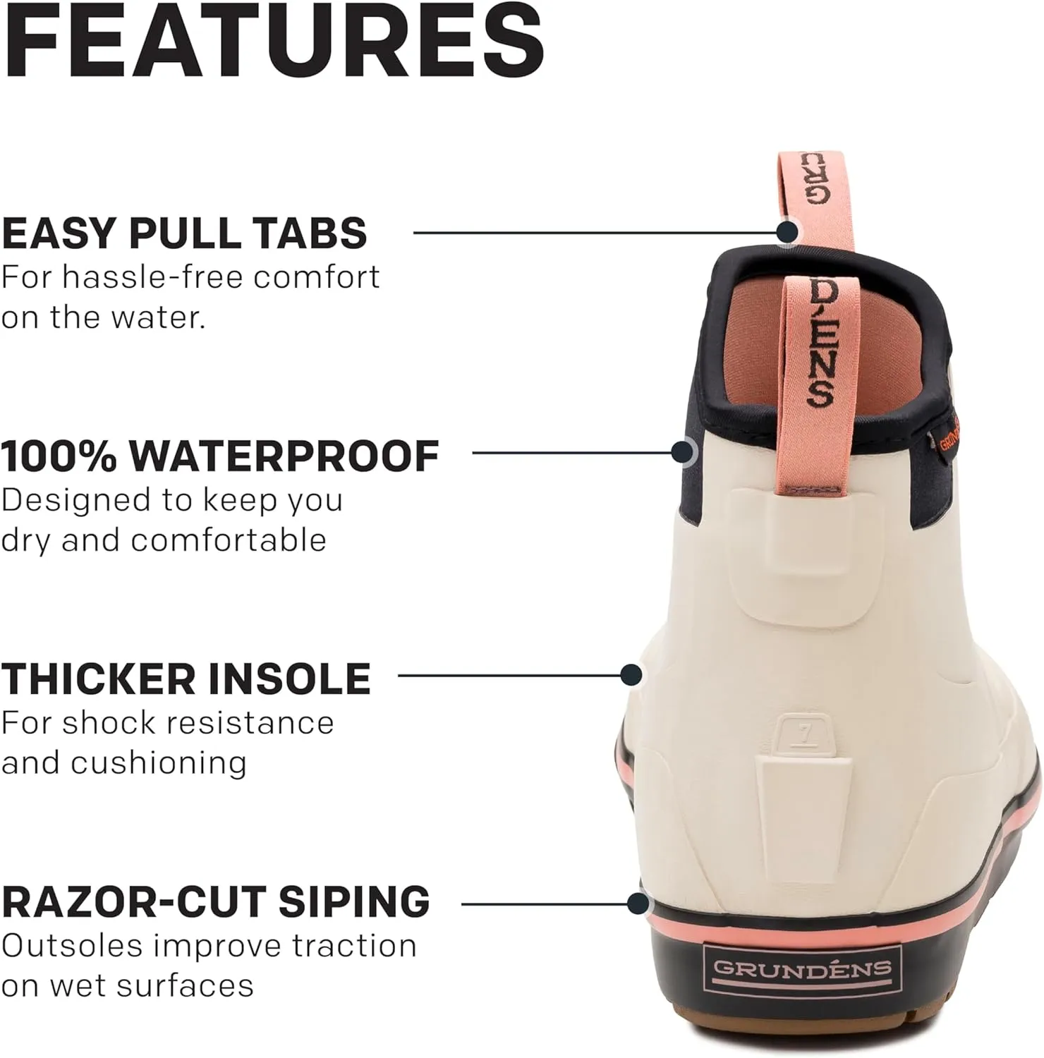 Grundens Women’s DECK-BOSS Ankle Boot