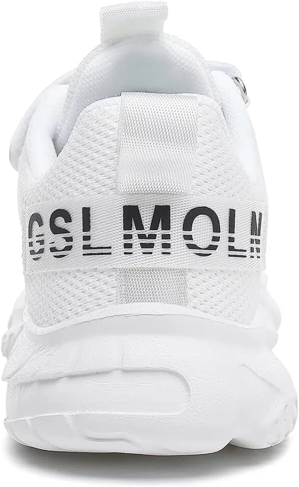 GSLMOLN Boys Girls Tennis Breathable Slip on Shoes School Casual Walking/Running Sports Kids Sneakers
