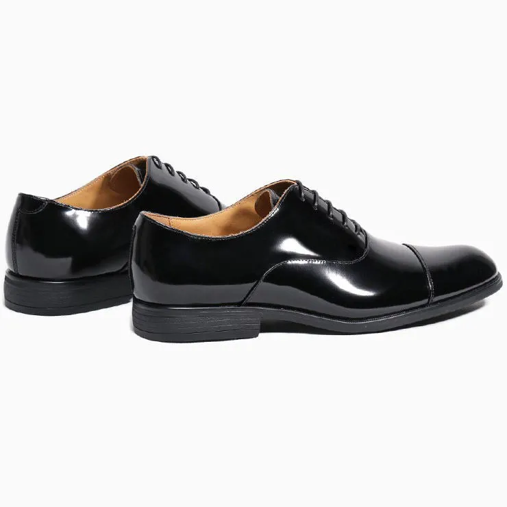 Handmade Polished Cow Leather Oxford Dress Shoes