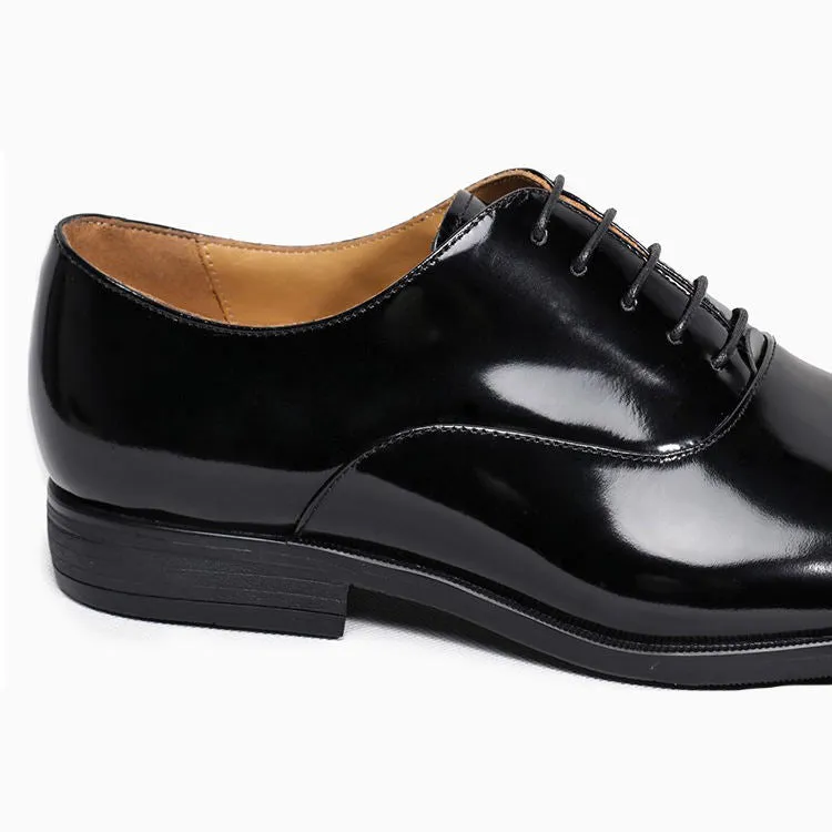 Handmade Polished Cow Leather Oxford Dress Shoes