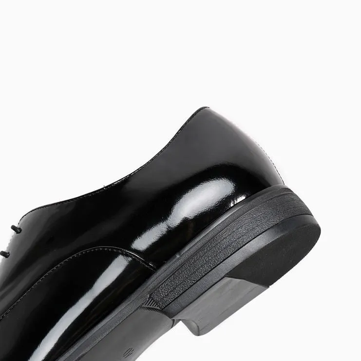 Handmade Polished Cow Leather Oxford Dress Shoes