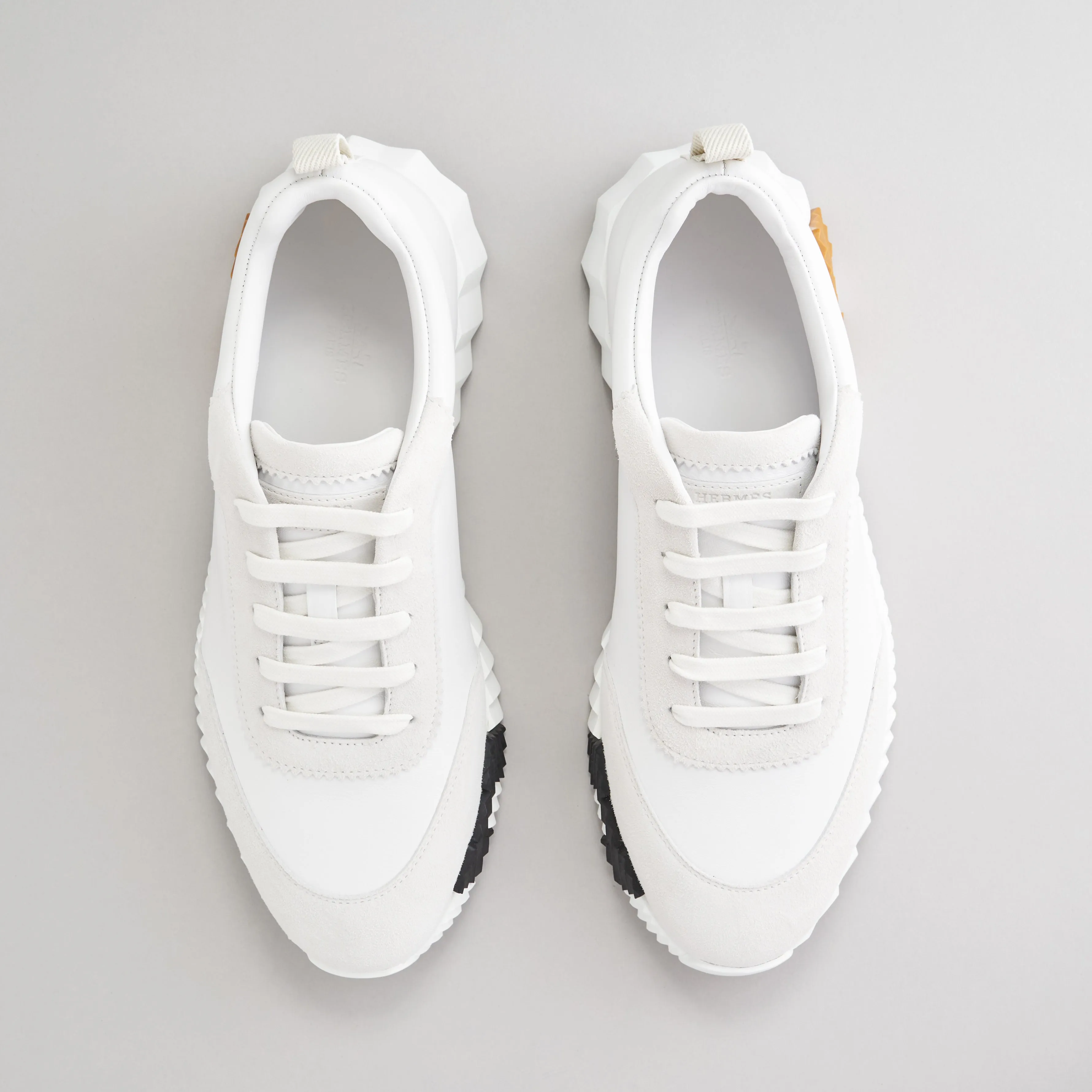 Hermès Bouncing Sneakers White/Orange/Black