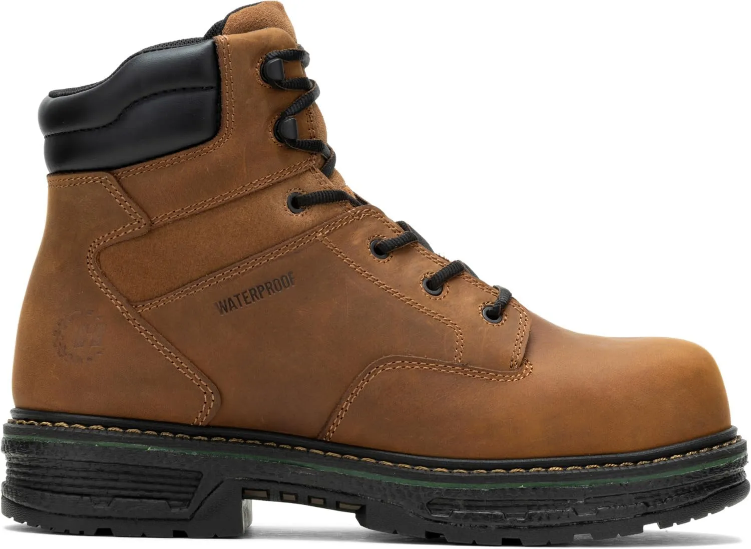 HYTEST Footrests Atlas, Men's, Nano Toe, EH, WP, Slip Resistant, 6 Inch, Work Boot