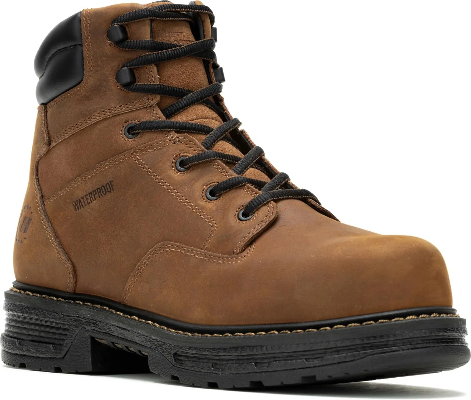 HYTEST Footrests Atlas, Men's, Nano Toe, EH, WP, Slip Resistant, 6 Inch, Work Boot