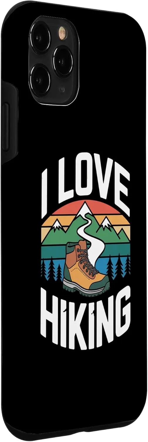 I Love Hiking Mountain Trail Enthusiast Case for iPhone 11 Pro