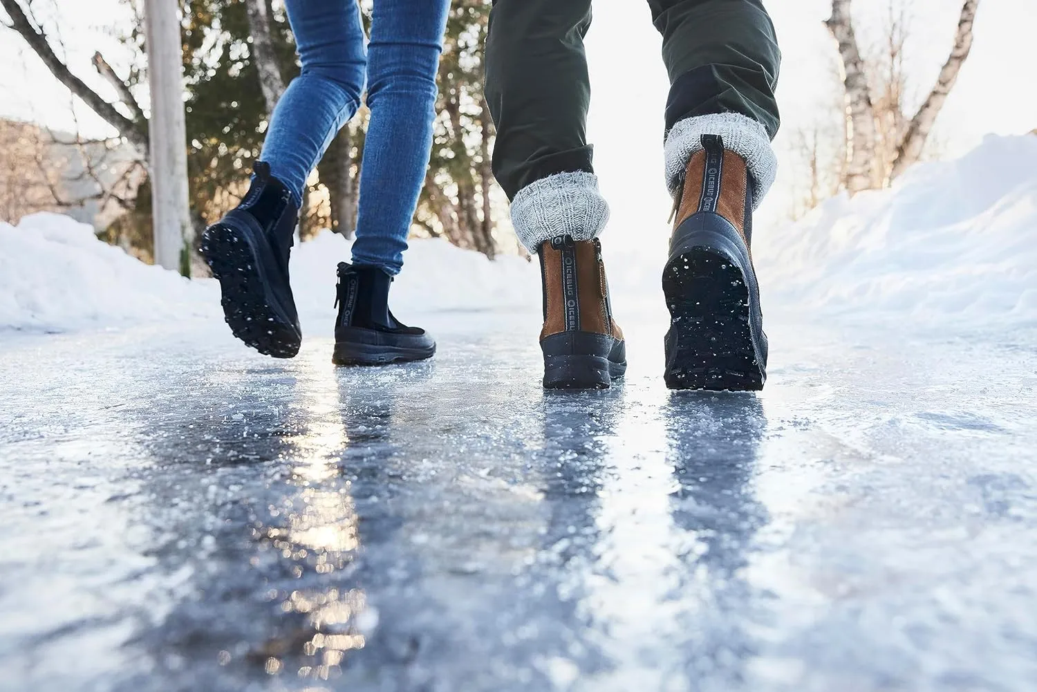 Icebug Womens Boda BUGrip Winter Walking Boot with Carbide Studded Traction Sole