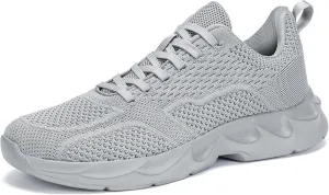INYO Men Walking Shoes Lightweight Breathable Tennis Shoes Gym Fitness Casual Sneaker Jogging Outdoor Sport Running Shoes
