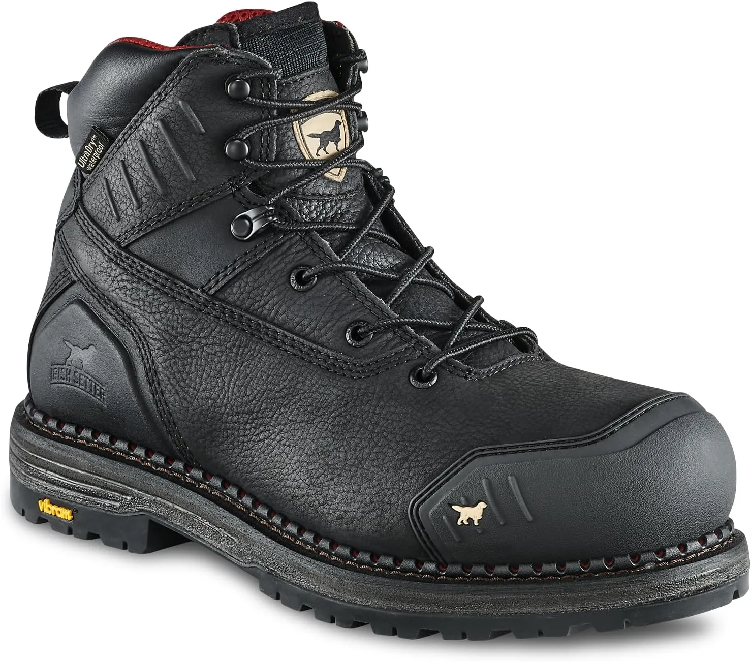 Irish Setter, Edgerton XD, Men’s, 6", Waterproof, Non-Metallic Safety Toe, Work Boot