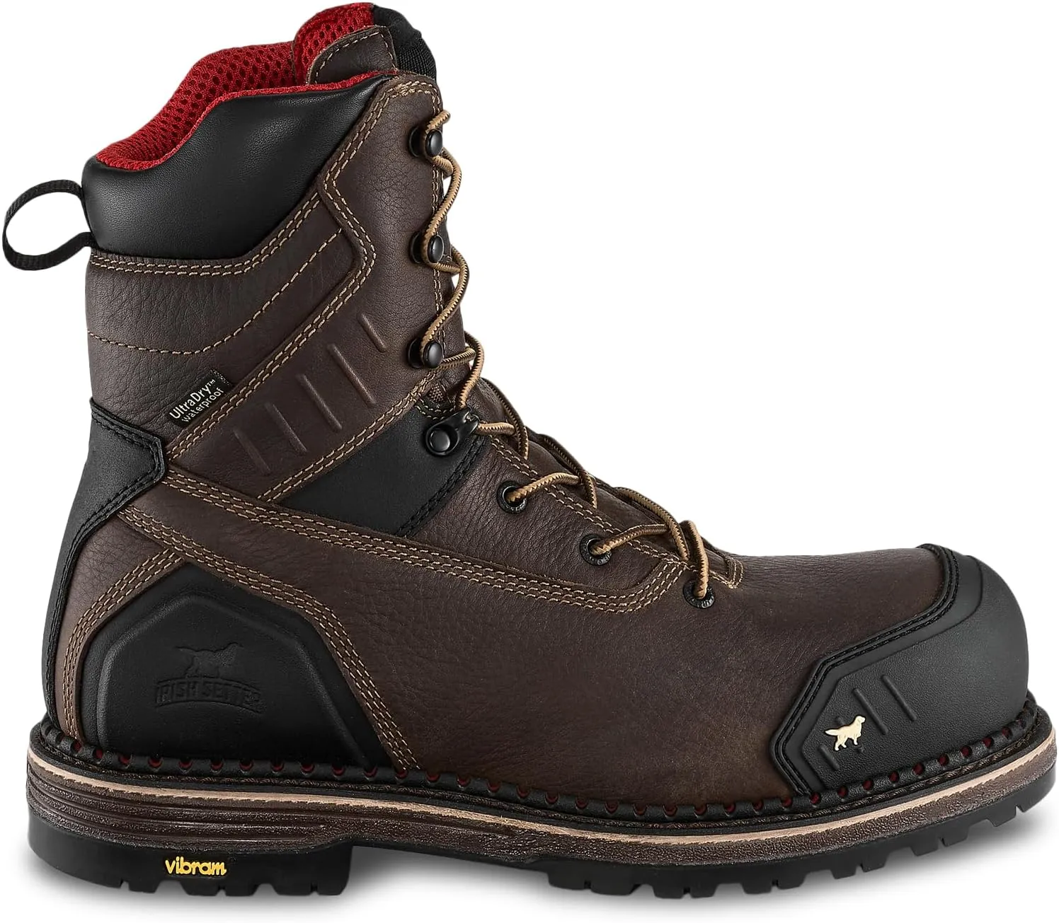 Irish Setter, Edgerton XD, Men’s, 8", Waterproof, Non-Metallic Safety Toe (CSA), Work Boot