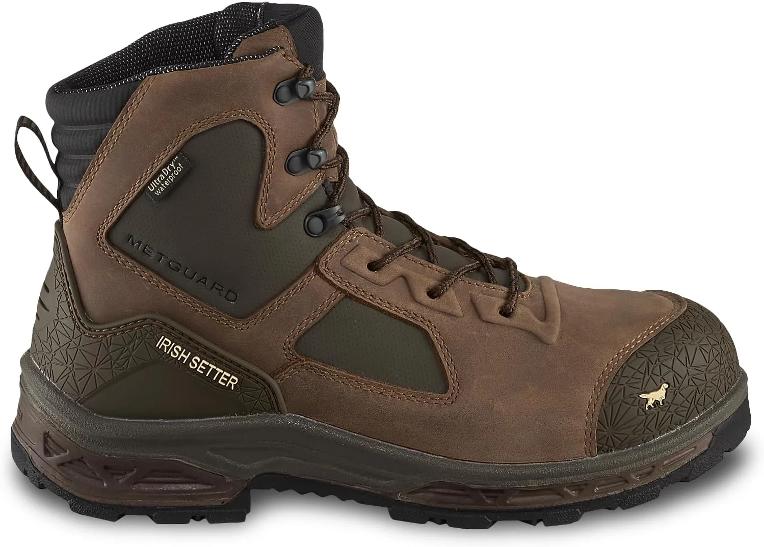 Irish Setter, Kasota, Men’s, 6", Waterproof, Non-Metallic Safety Toe & Internal Metguard, Work Boot