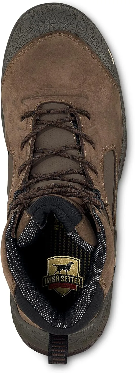 Irish Setter, Kasota, Men’s, 6", Waterproof, Non-Metallic Safety Toe & Internal Metguard, Work Boot