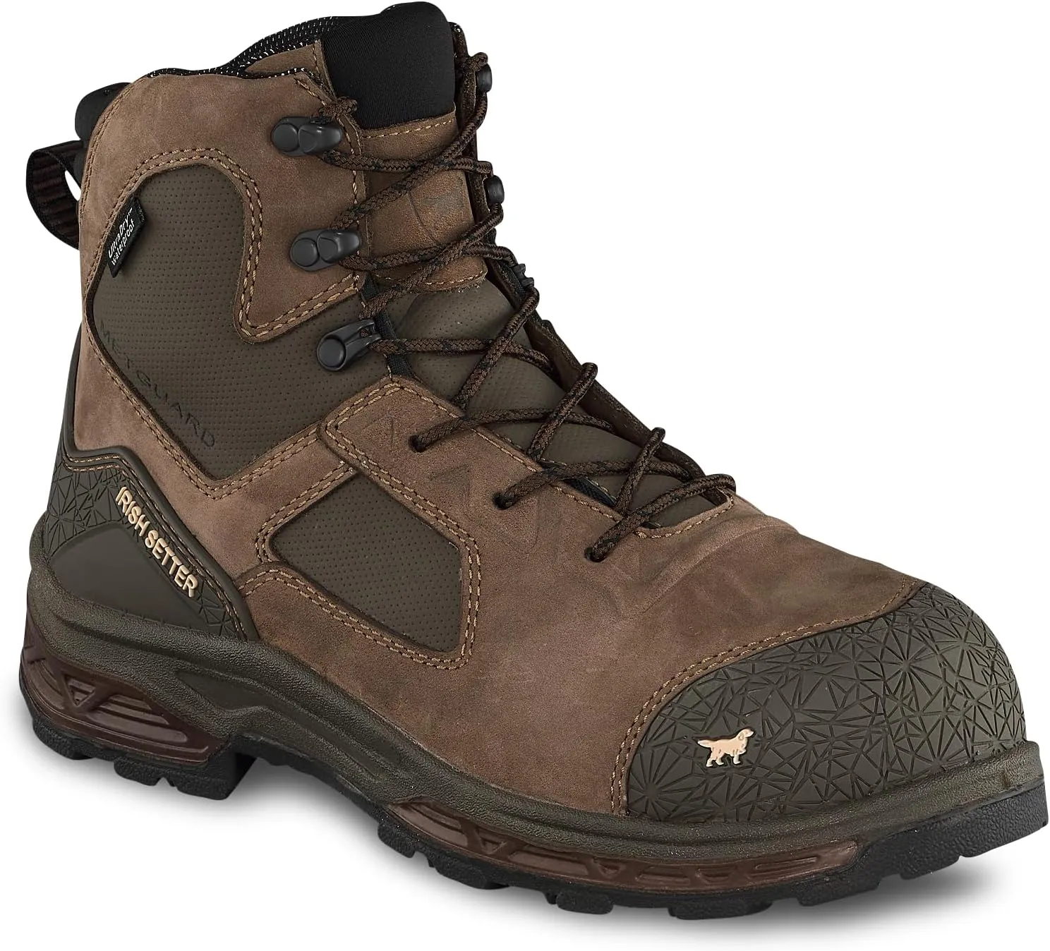 Irish Setter, Kasota, Men’s, 6", Waterproof, Non-Metallic Safety Toe & Internal Metguard, Work Boot