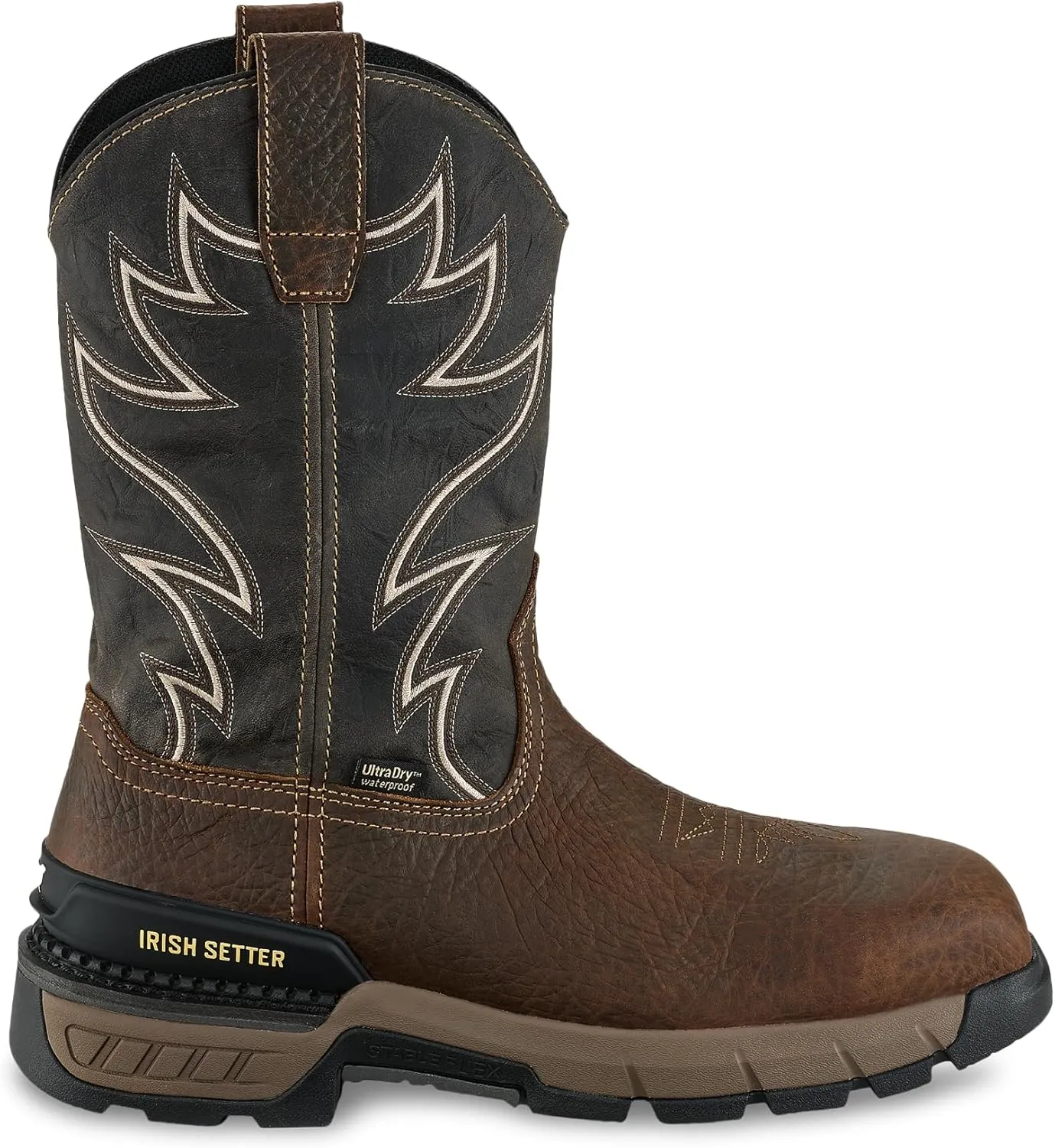 Irish Setter, Two Harbors, Men's, 11", Waterproof, Non-Metallic Safety Square Toe, Work Boot