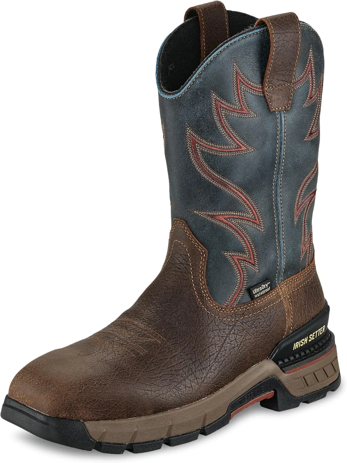 Irish Setter, Two Harbors, Men's, 11", Waterproof, Non-Metallic Safety Square Toe, Work Boot