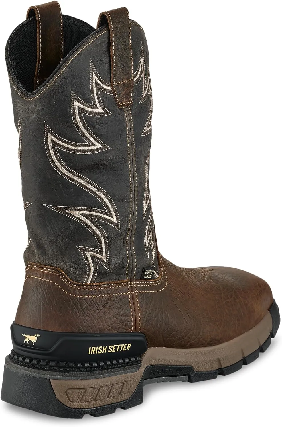 Irish Setter, Two Harbors, Men's, 11", Waterproof, Non-Metallic Safety Square Toe, Work Boot