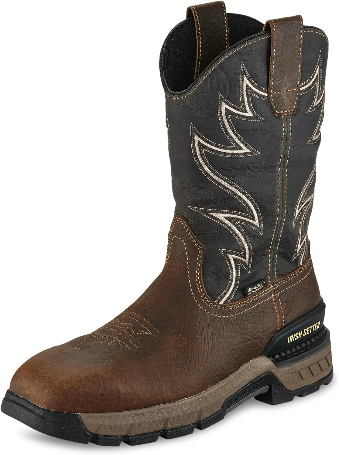 Irish Setter, Two Harbors, Men's, 11", Waterproof, Non-Metallic Safety Square Toe, Work Boot