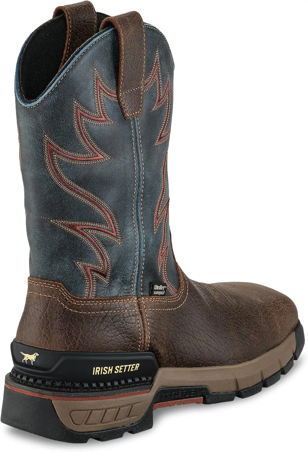 Irish Setter, Two Harbors, Men's, 11", Waterproof, Non-Metallic Safety Square Toe, Work Boot