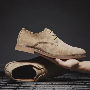 Jacob | Suede Business Shoes for Men - Stylish & Comfortable