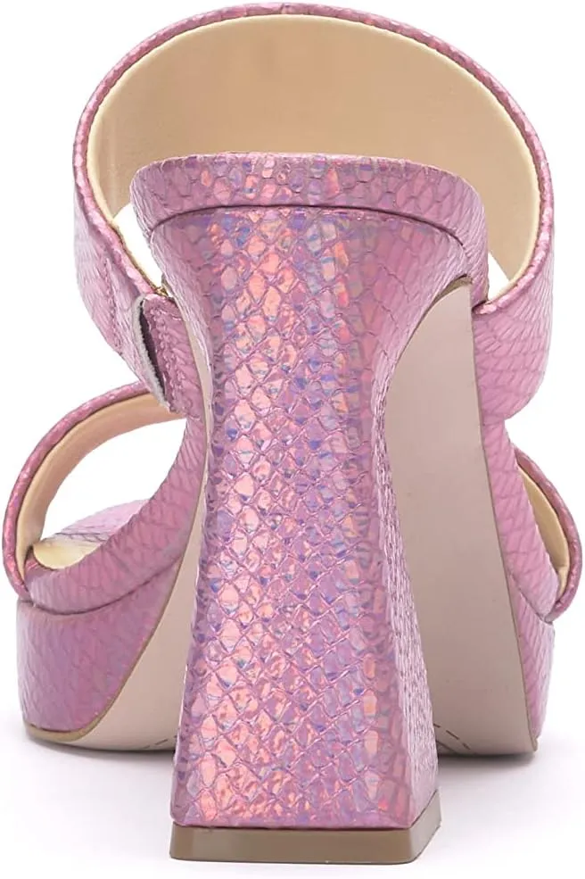 Jessica Simpson Women's Diza Platform High Heel Sandal Heeled