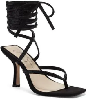 Jessica Simpson Women's Kelsa Wrap Around Heeled Sandal
