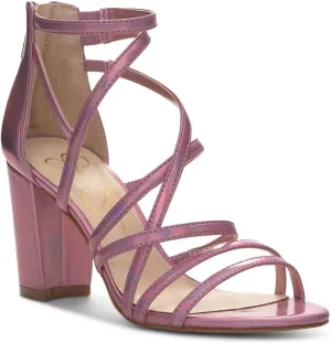 Jessica Simpson Women's Stassey Strappy Block Heel Sandal Heeled