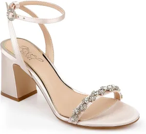 Jewel Badgley Mischka Alyna Bejeweled Block Heel
