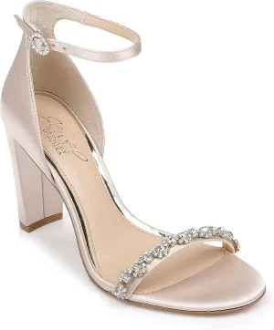 Jewel Badgley Mischka Alyssa Block Heel Sandals