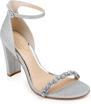 Jewel Badgley Mischka Alyssa Block Heel Sandals