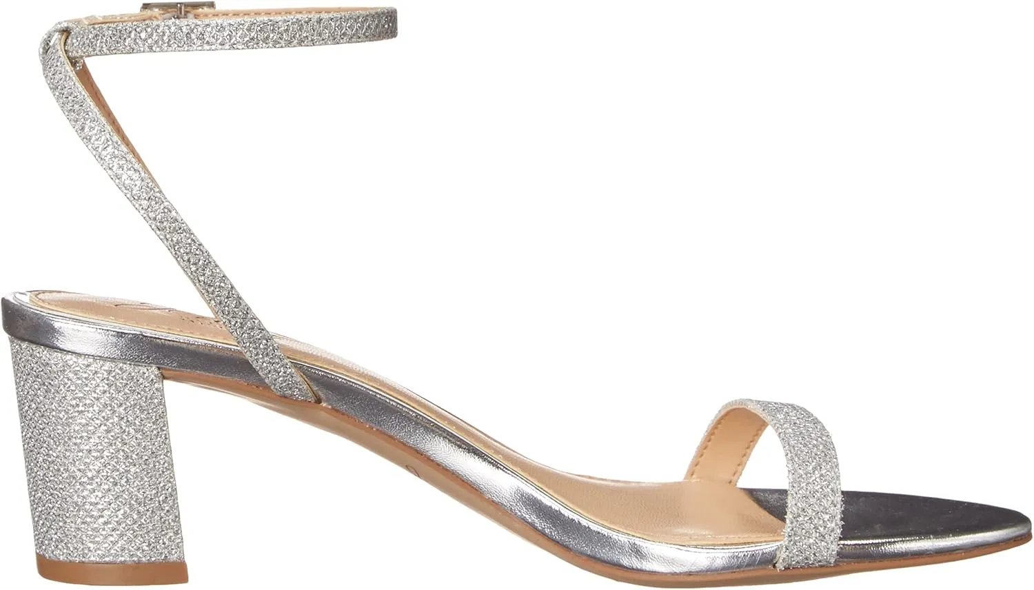 Jewel Badgley Mischka Danni II Low Block Heel Sandal