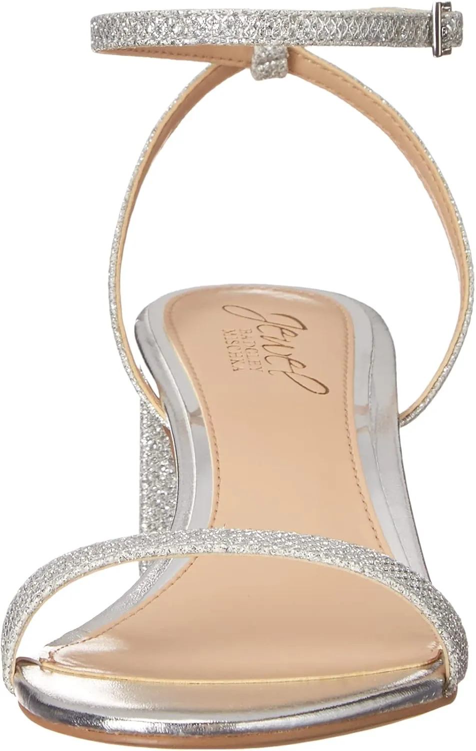 Jewel Badgley Mischka Danni II Low Block Heel Sandal