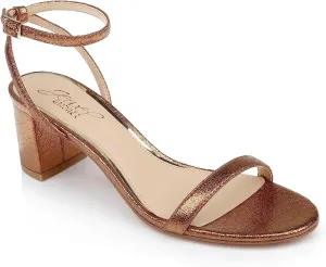 Jewel Badgley Mischka Danni II Low Block Heel Sandal