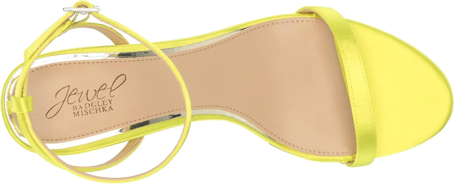 Jewel Badgley Mischka Danni II Low Block Heel Sandal