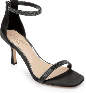 Jewel Badgley Mischka Genny Curvy Heel Sandal