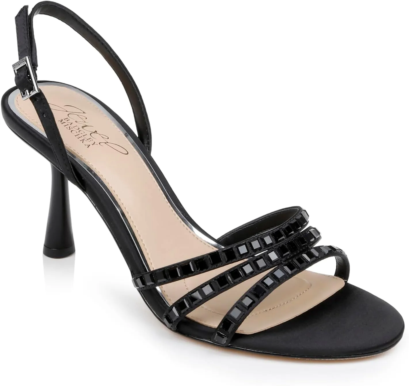 Jewel Badgley Mischka Kathryn Bejeweled Stiletto Sandal
